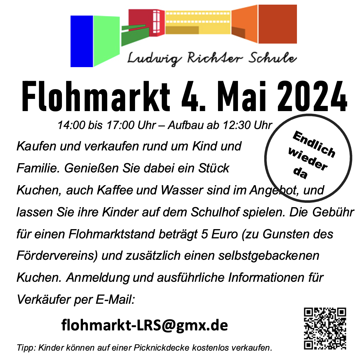 Flohmarkt Plakat 2024